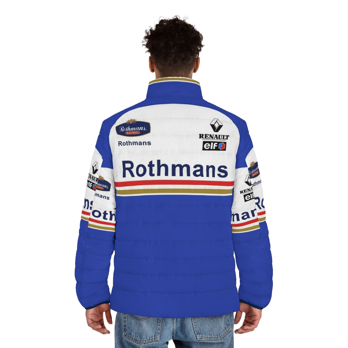 Gp2 Tribute Williams Puffer Jacket - Racing-inspired design with warm insulation - men back