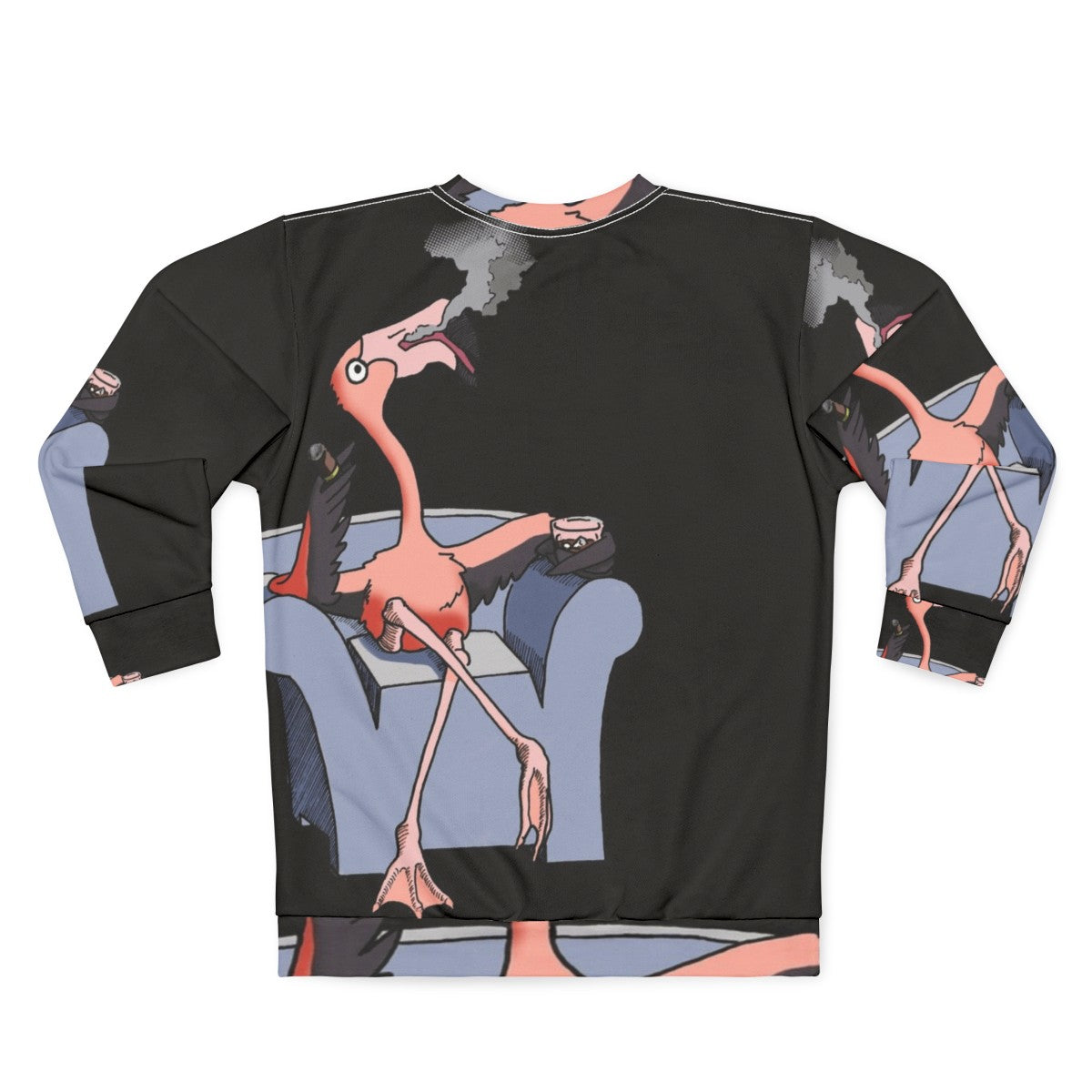 Boston Legal Flamingos Alan Shore Sweatshirt - Back