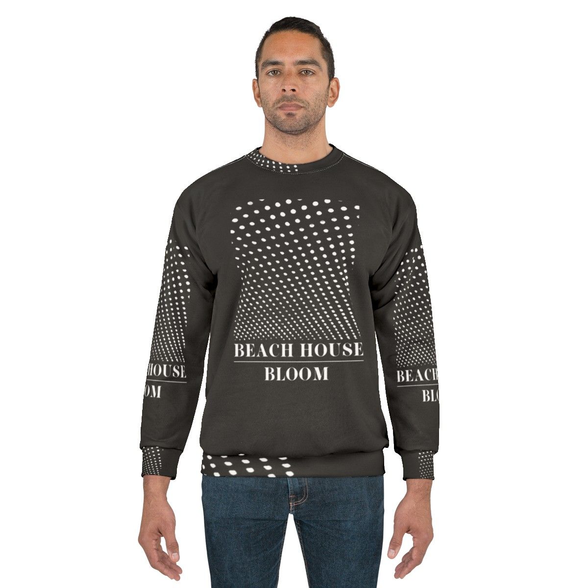 Beach House Bloom Sweatshirt featuring dream pop and indie music inspired design - men