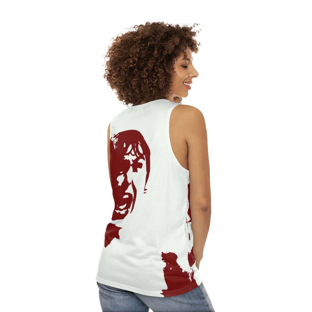 Psycho Unisex Tank Top - women back