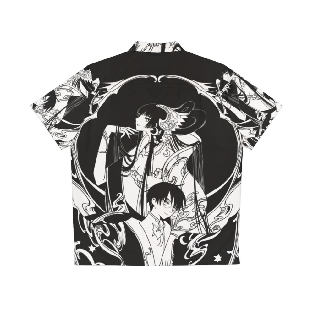 XXXHOLIC inspired Hawaiian shirt featuring anime and manga design - Back