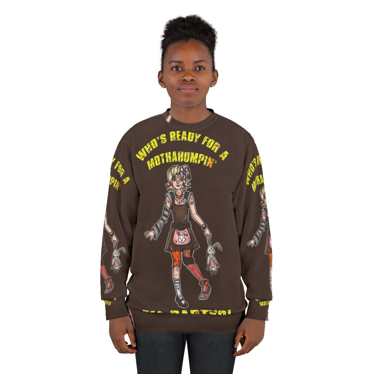 Borderlands Tiny Tina Mothahumpin Tea Party Sweatshirt - women