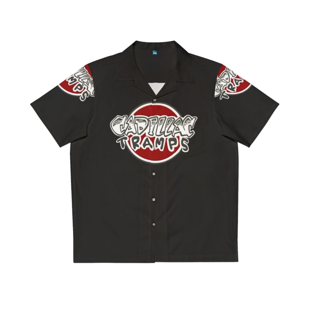 Cadillac Eldorado Hawaiian Shirt with Classic Car and Retro Music Design