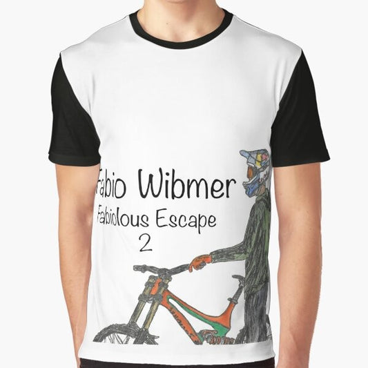 Fabio Wibmer Fabiolous Escape 2 Graphic T-Shirt featuring the mountain biking legend Fabio Wibmer