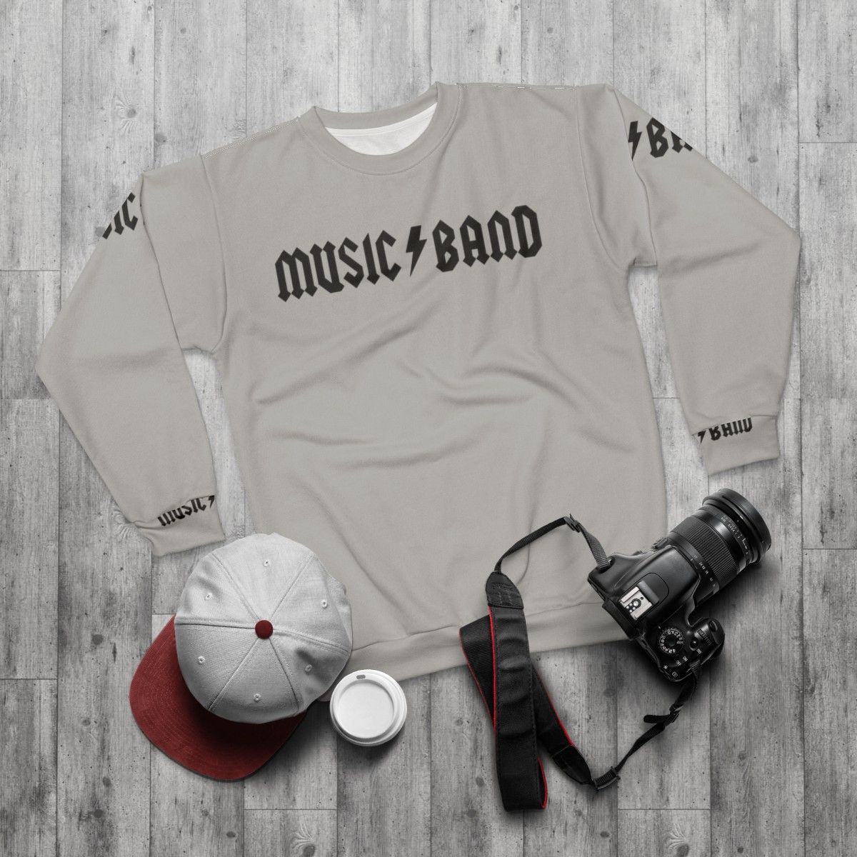 Music band Buscemi "How Do You Do Fellow Kids" sweatshirt - flat lay