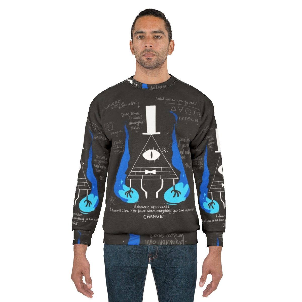 Gravity Falls inspired 'A Darkness Approaches' sweatshirt - men