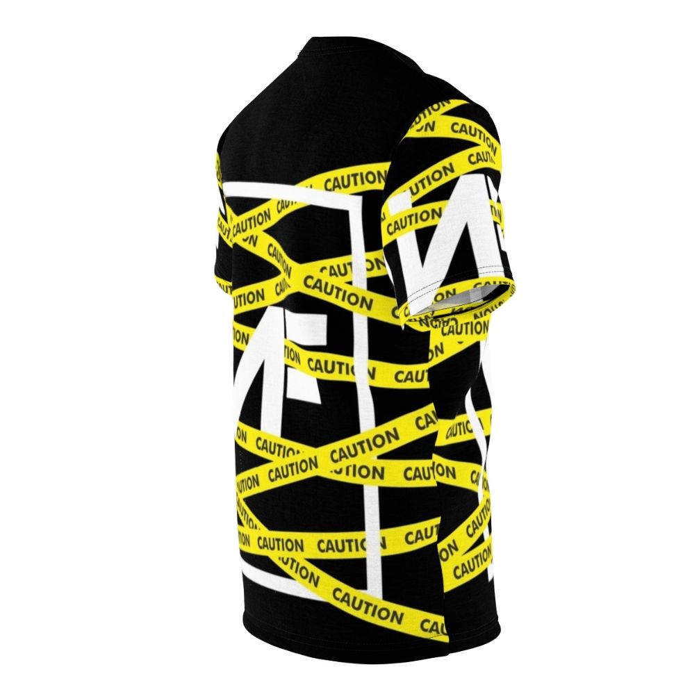 Nf Caution Inspired T-Shirt with Rap and Hip Hop Themed Graphics - men right