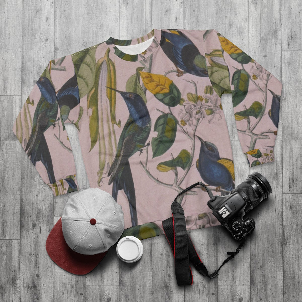 Sakura Susumu Yokota Japanese Electronic Sweatshirt - flat lay