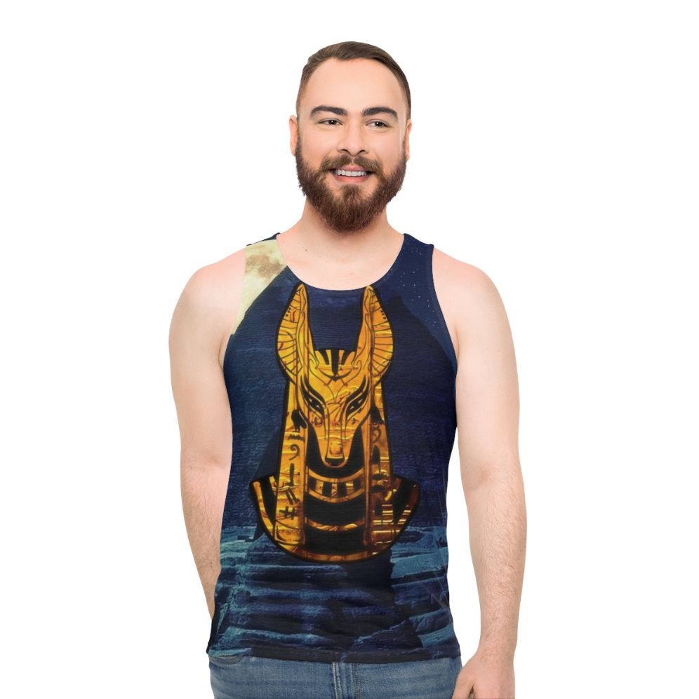 Anubis Egyptian God Unisex Tank Top - men