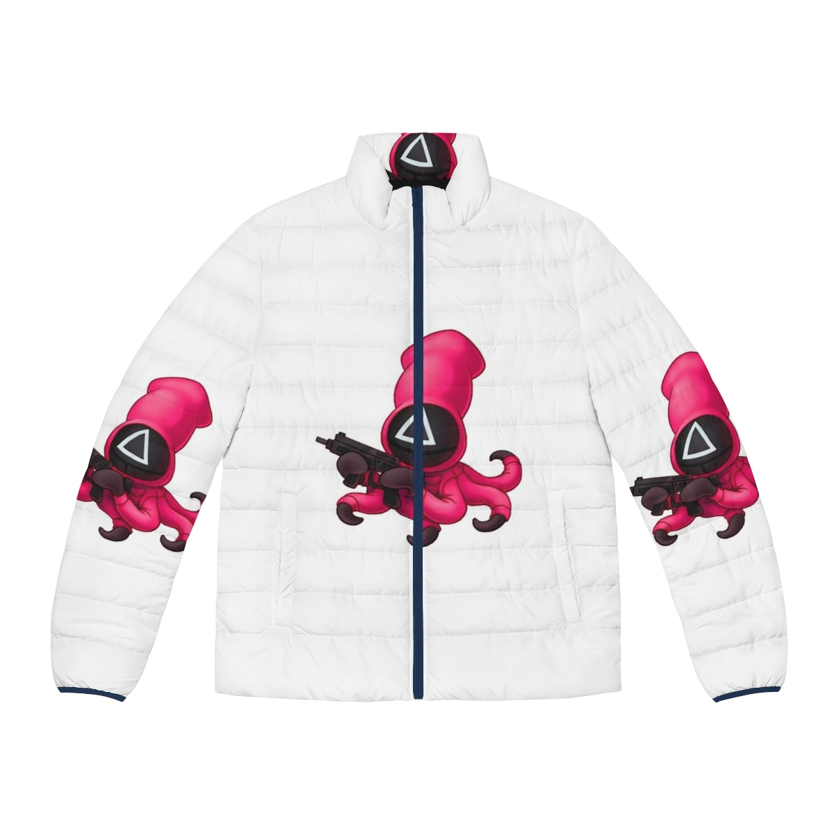 Squid Game Puffer Jacket with official Netflix branding