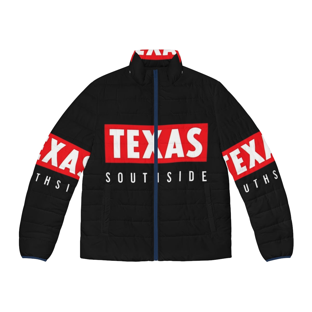 Southside Puffer Jacket featuring Texas music and band inspired design