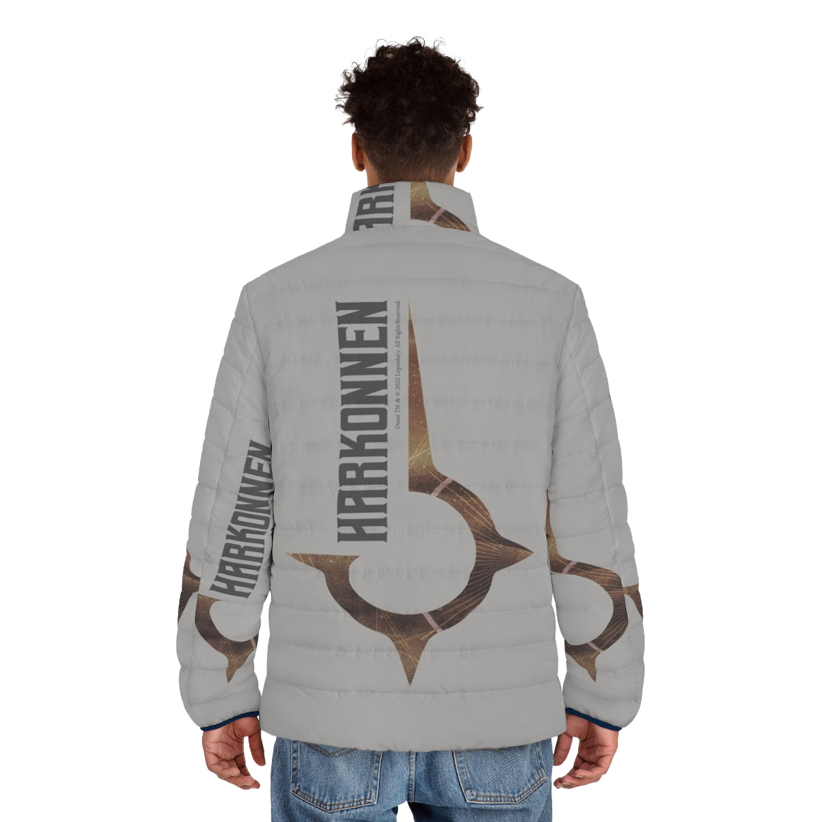 Dune House Harkonnen Puffer Jacket - Officially Licensed Sci-Fi Movie Merchandise - men back