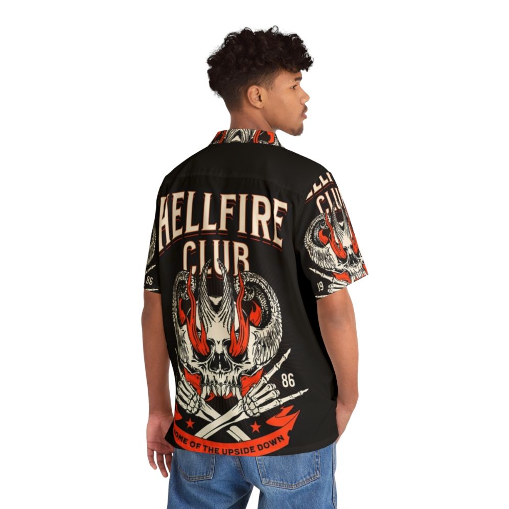 Hellfire Club Hawaiian Shirt 2 - Stranger Things Inspired 1980s Style Shirt - People Back