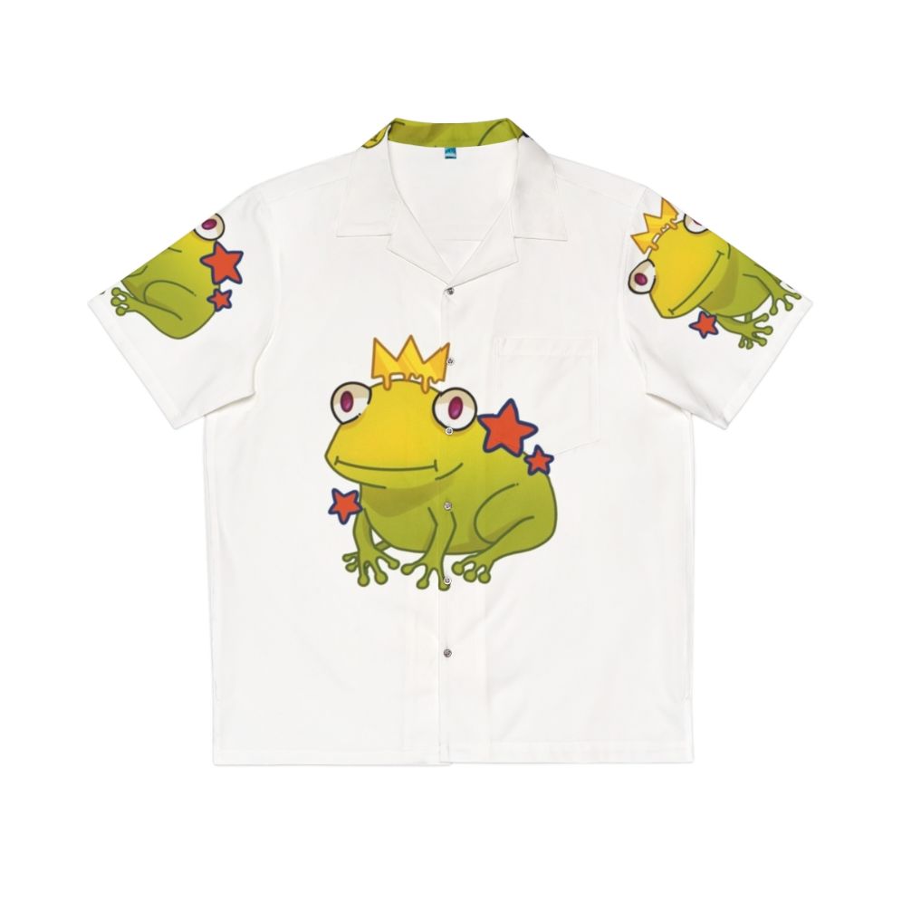 Young Royals Frog Print Hawaiian Shirt