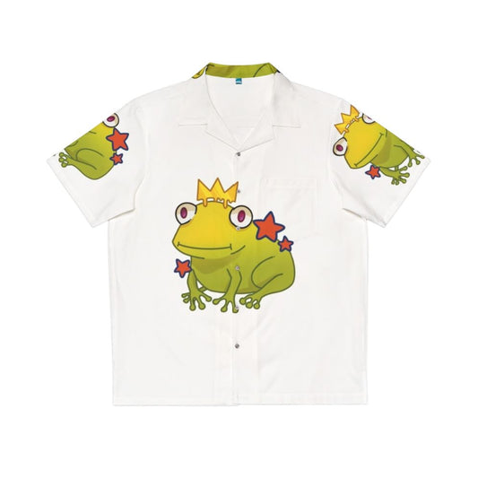 Young Royals Frog Print Hawaiian Shirt