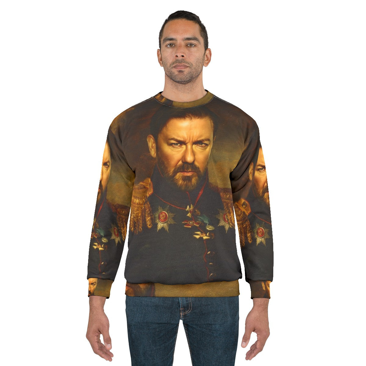 Ricky Gervais "Replaceface" Inspired Sweatshirt - men