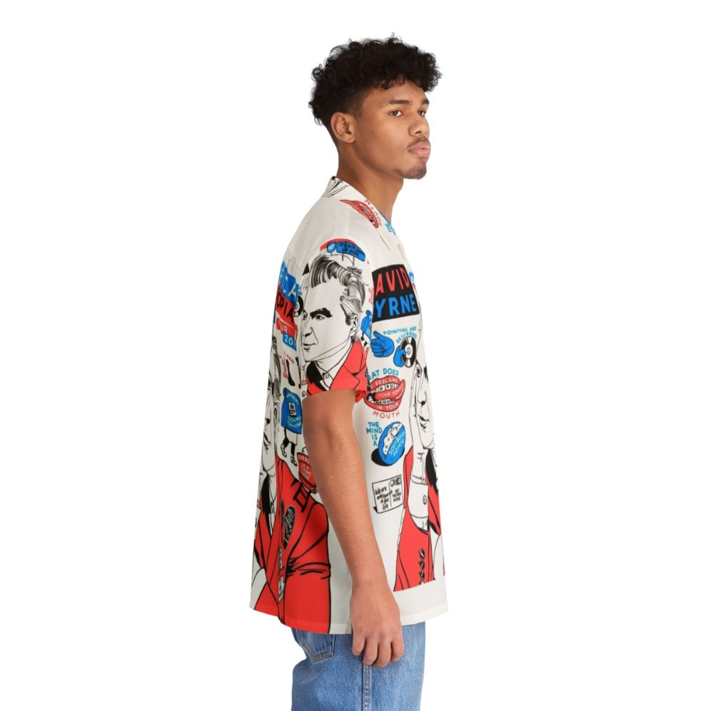 Tropical Hawaiian Shirt with David Byrne's American Utopia 2018 Design - People Pight