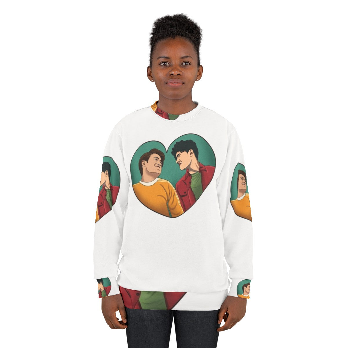 Heartstopper Nick and Charlie Friendship Sweatshirt - women