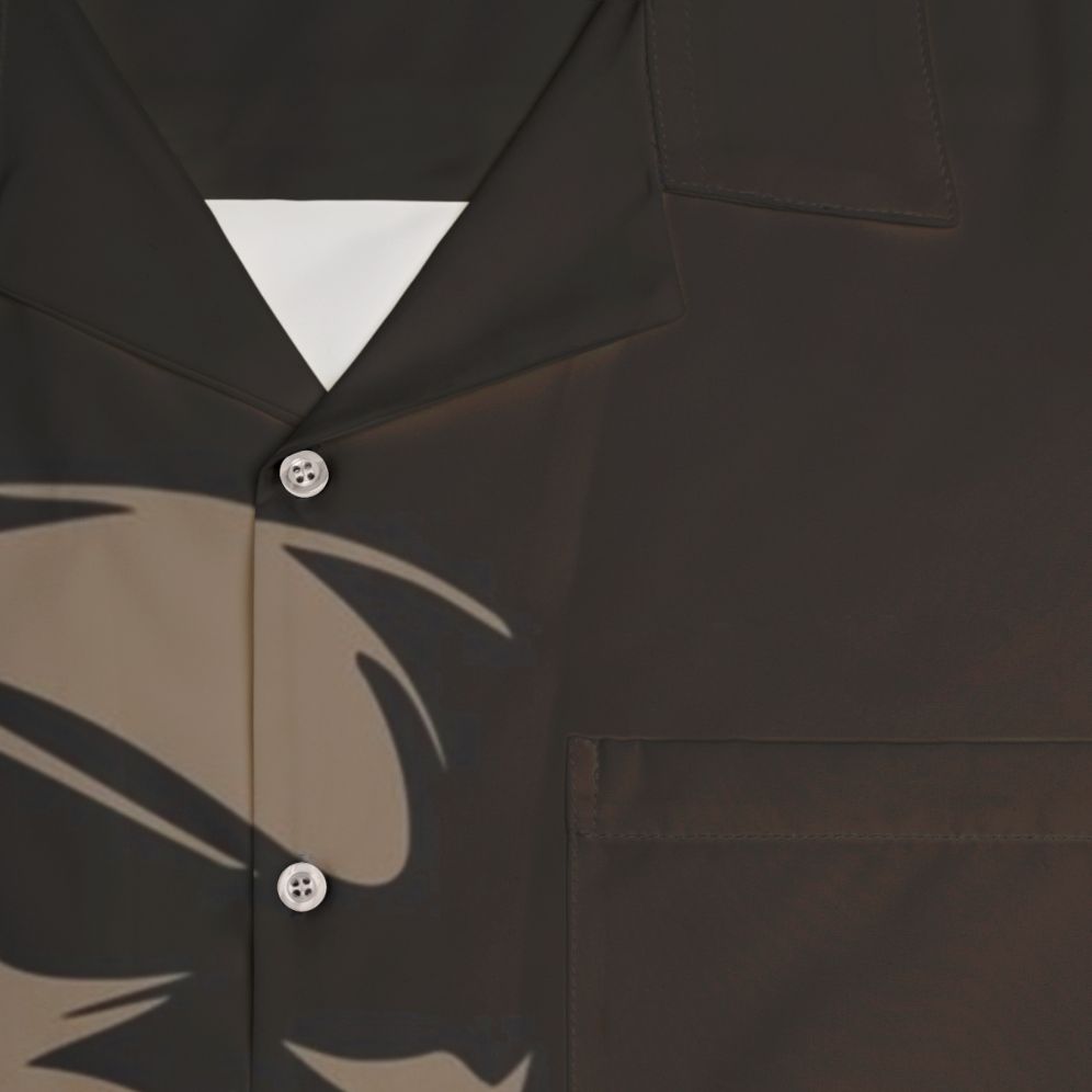 The Maltese Falcon Classic Movie Hawaiian Shirt featuring Humphrey Bogart - Detail