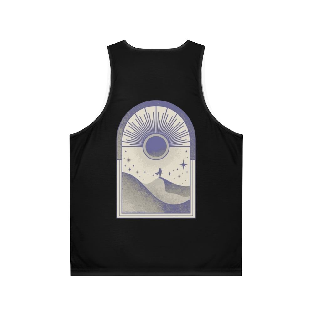 Dune Arrakis Unisex Science Fiction Tank Top - Back