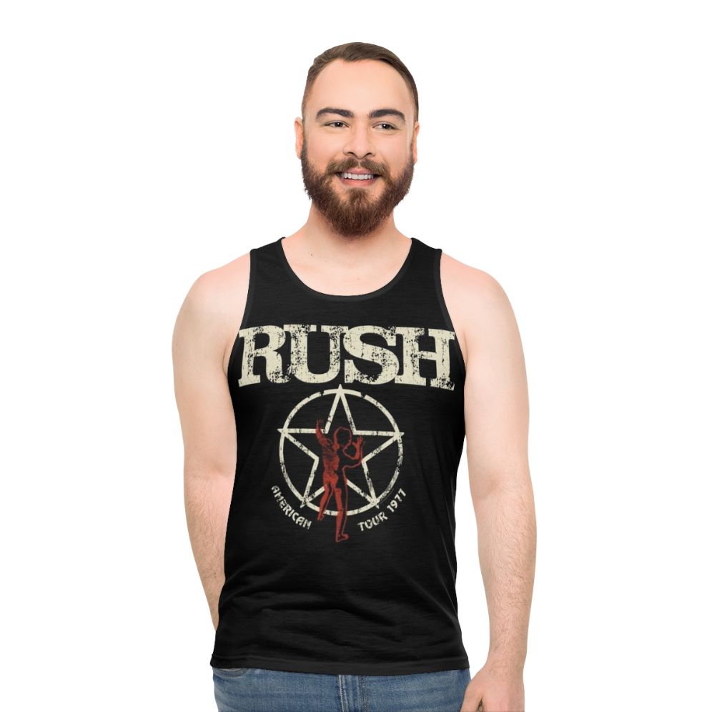 Retro Rush Band 1977 Rock Music Tank Top - men