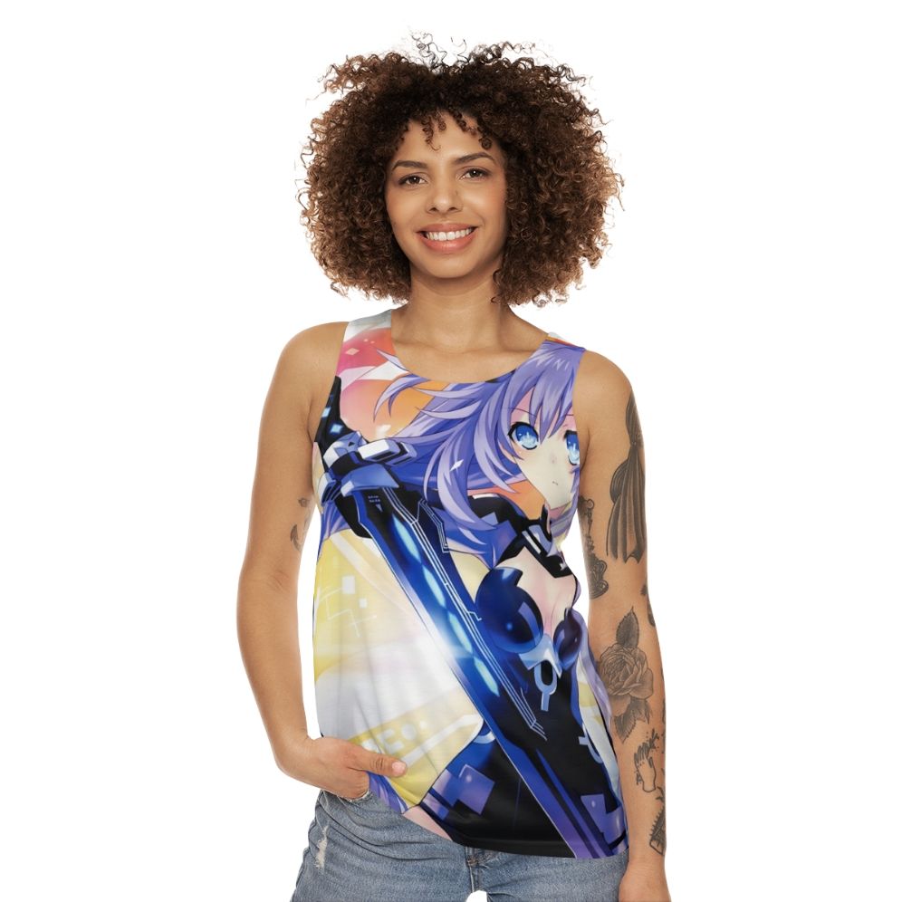 Neptunia U Unisex Anime Tank Top - women