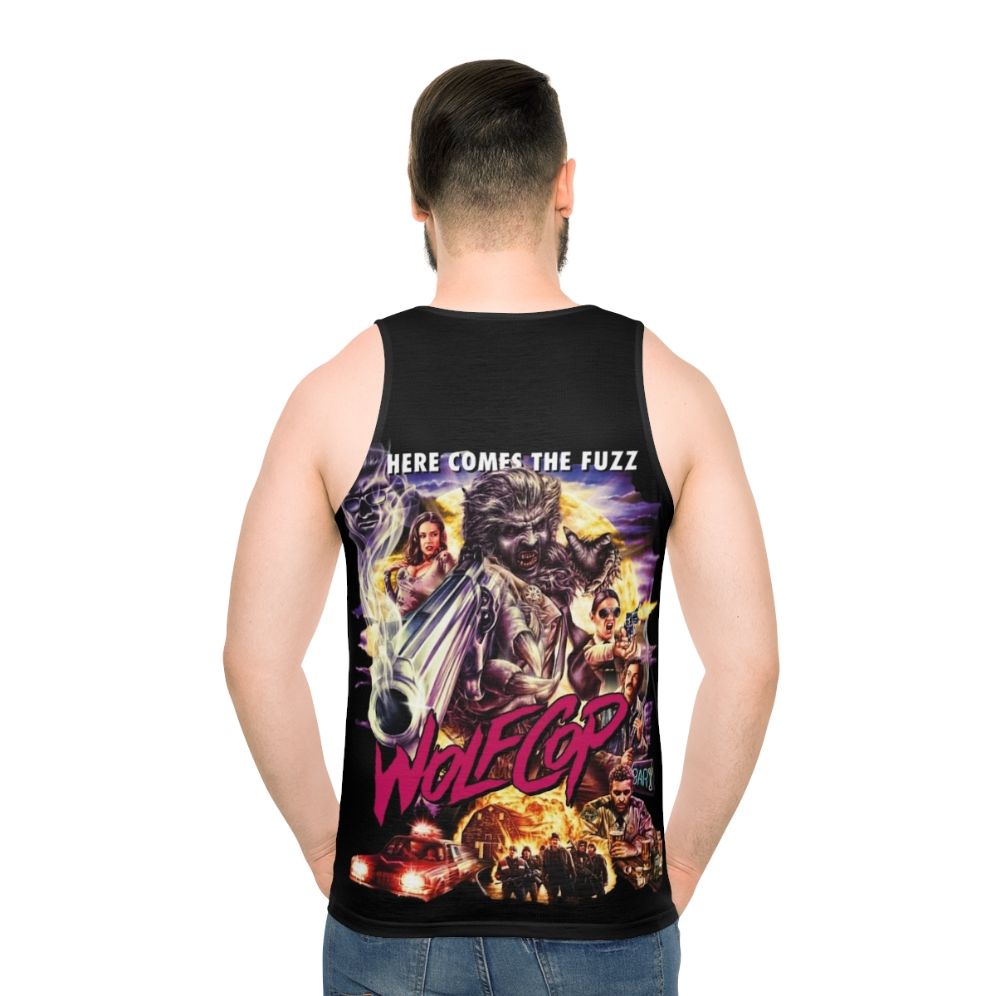 Wolfcop Unisex Tank Top - men back