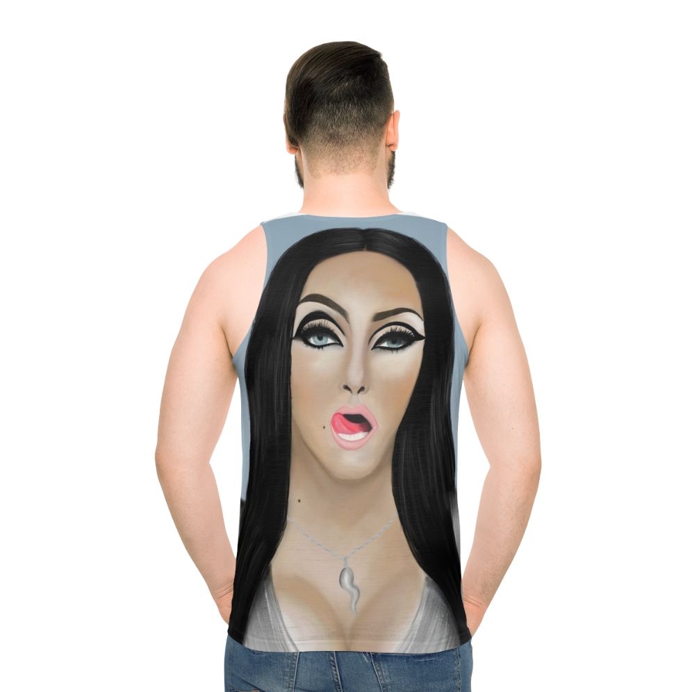 Michelle Visage Unisex Drag Race Inspired Tank Top - men back