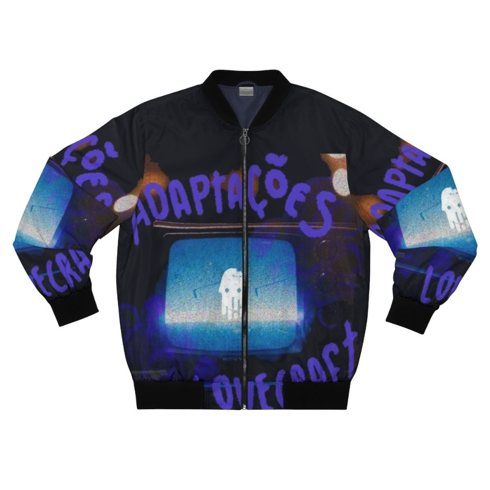 Lovecraft Country themed bomber jacket with literary and horror references