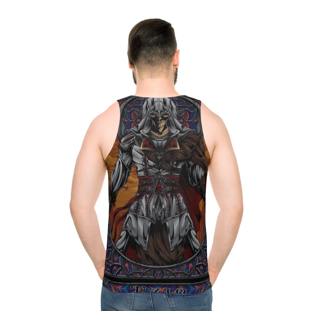 Assassin's Creed Ezio Auditore Unisex Tank Top - men back