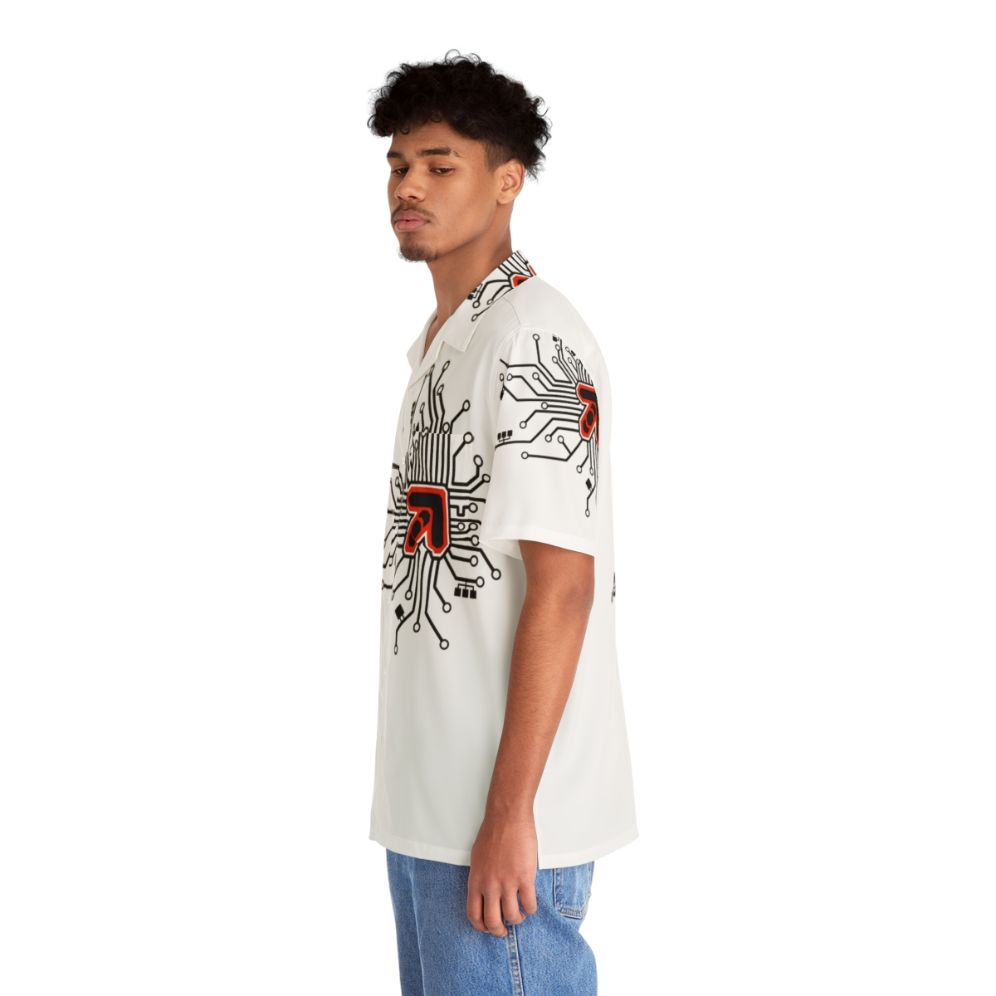 Gamer-Inspired Arrows Hawaiian Shirt - People Left