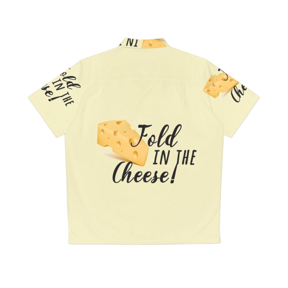 Fold In The Cheese Hawaiian Shirt 2 - Schitt's Creek inspired Hawaiian style shirt - Back