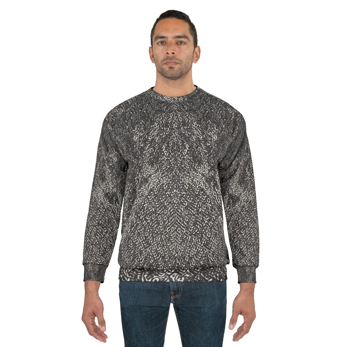 Fashionable Tehran Sweatshirt with Calligraphy Design - men