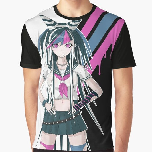 Danganronpa Mioda Ibuki anime girl graphic t-shirt