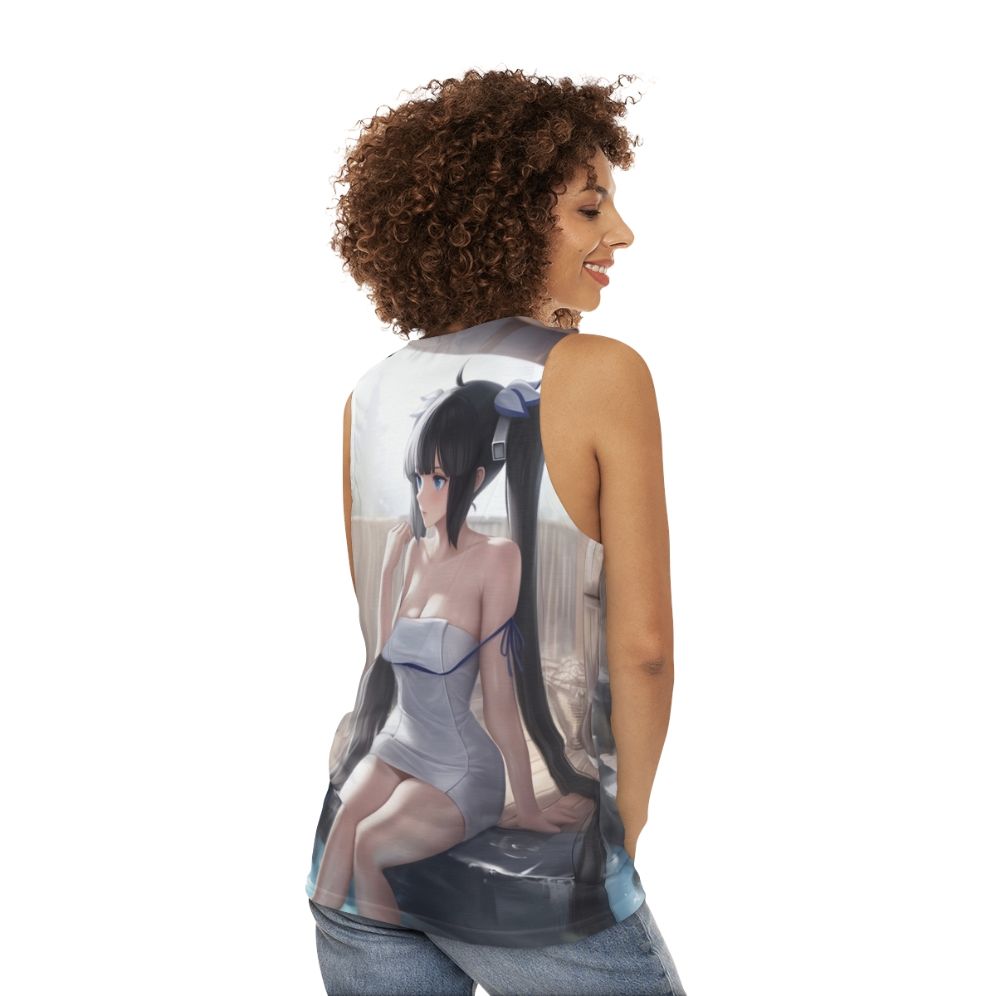 Hestia Anime Tank Top - women back