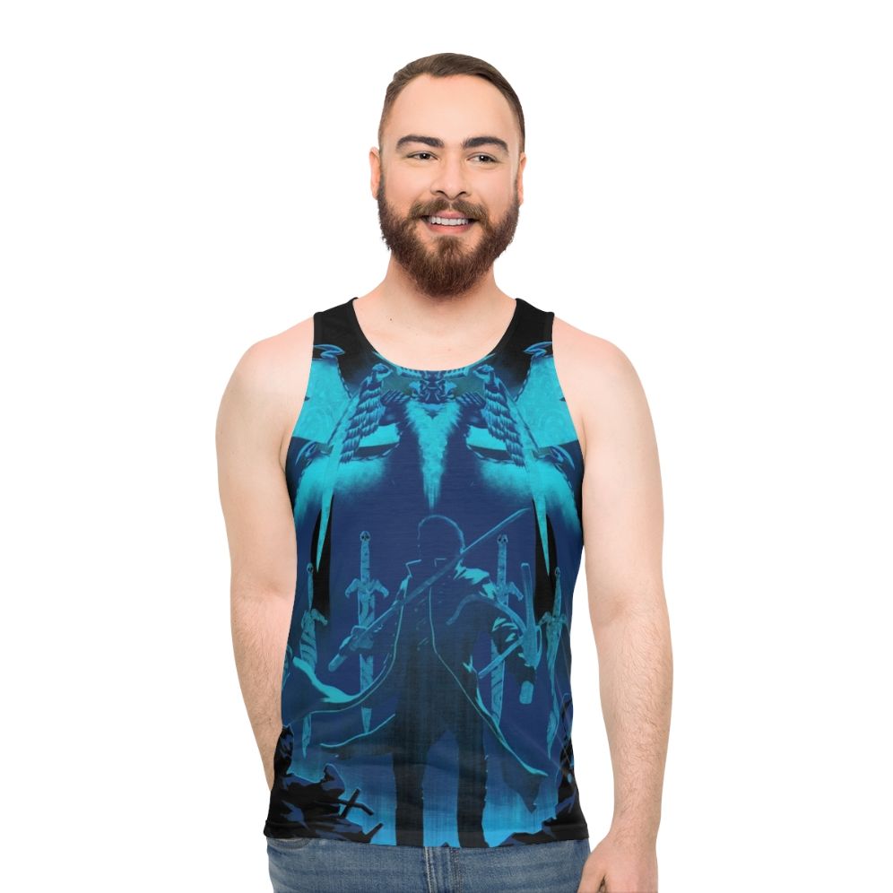 Blue King Unisex Gaming Tank Top - men