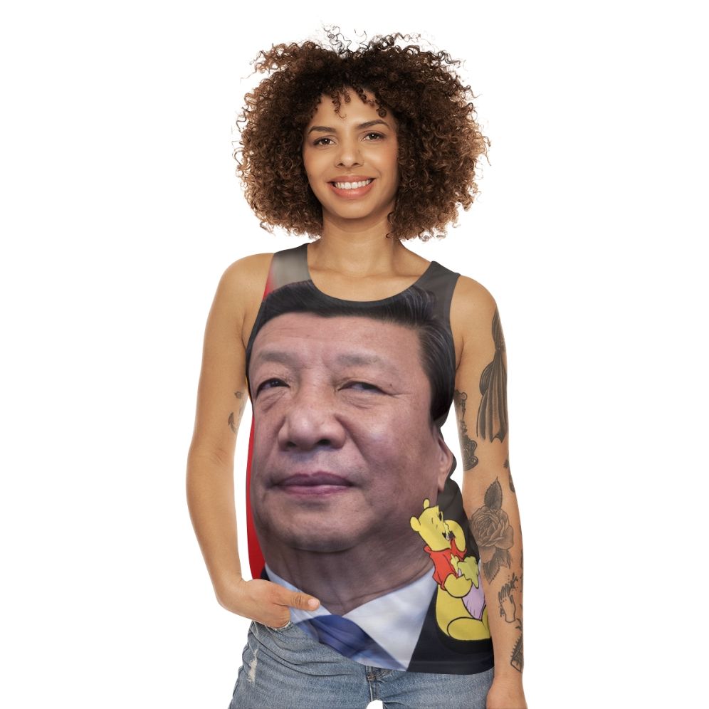 Xi Jinping Unisex Tank Top - women