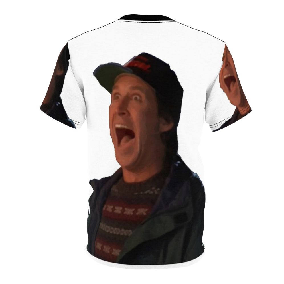 Funny t-shirt featuring the character Clark Griswold from the movie Christmas Vacation - Back