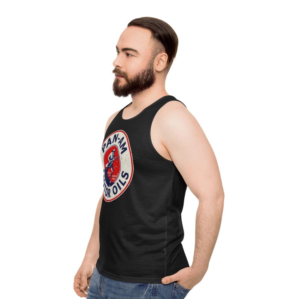 Pan Am Motor Oils Unisex Tank Top - men side