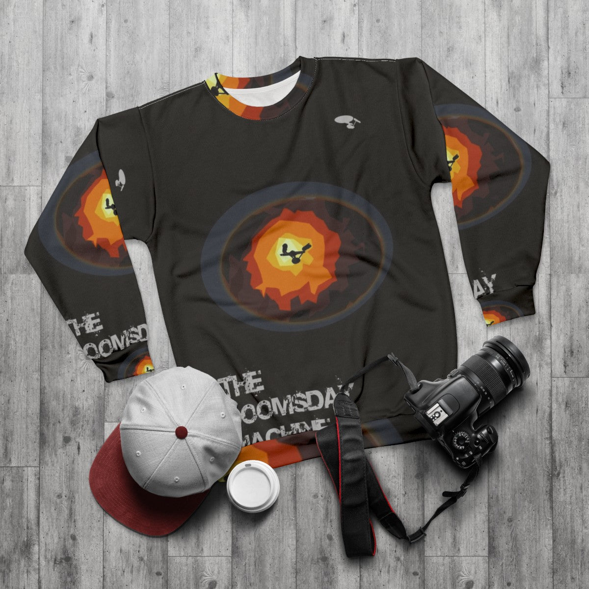 Doomsday Machine Star Trek Sci-Fi Sweatshirt - flat lay