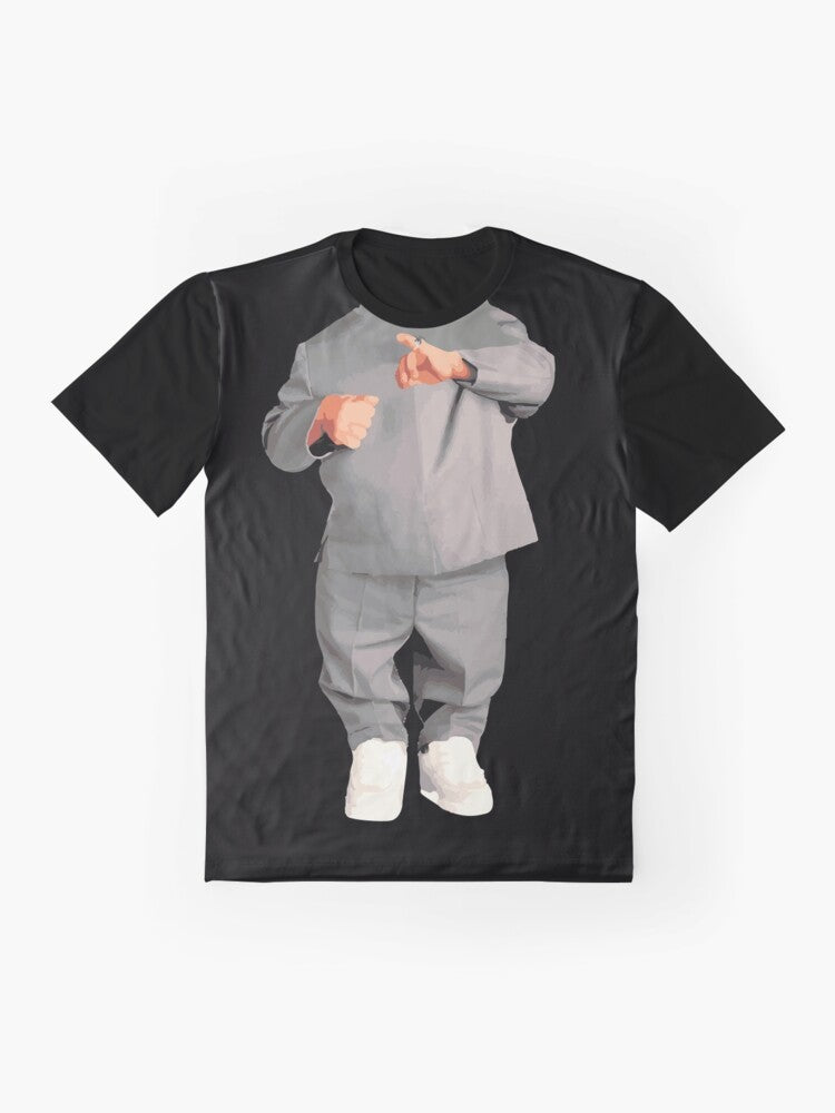 Mini Me Graphic T-Shirt - Austin Powers Inspired Costume Outfit - Flat lay