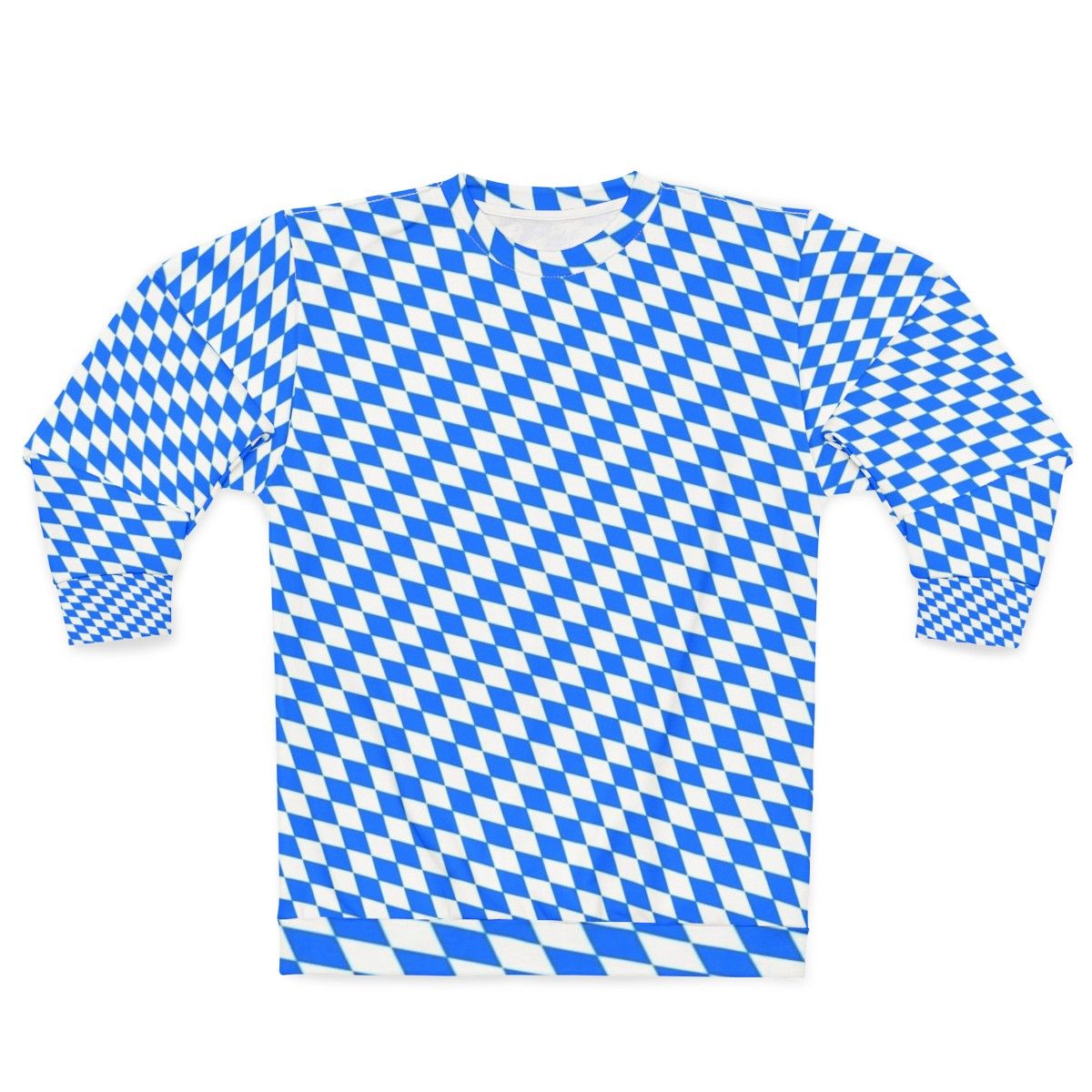 Bavarian Diamond Flag Pattern Sweatshirt