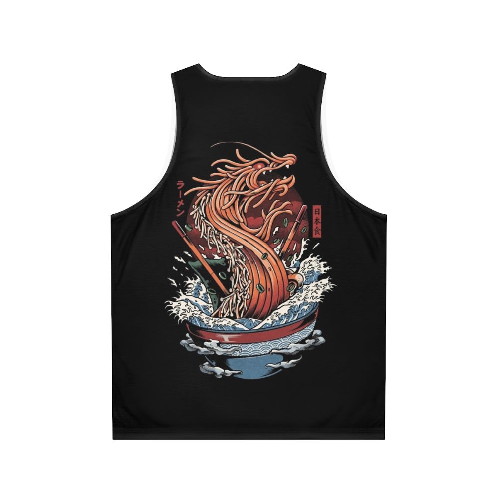 Ramen Dragon Unisex Tank Top - Back