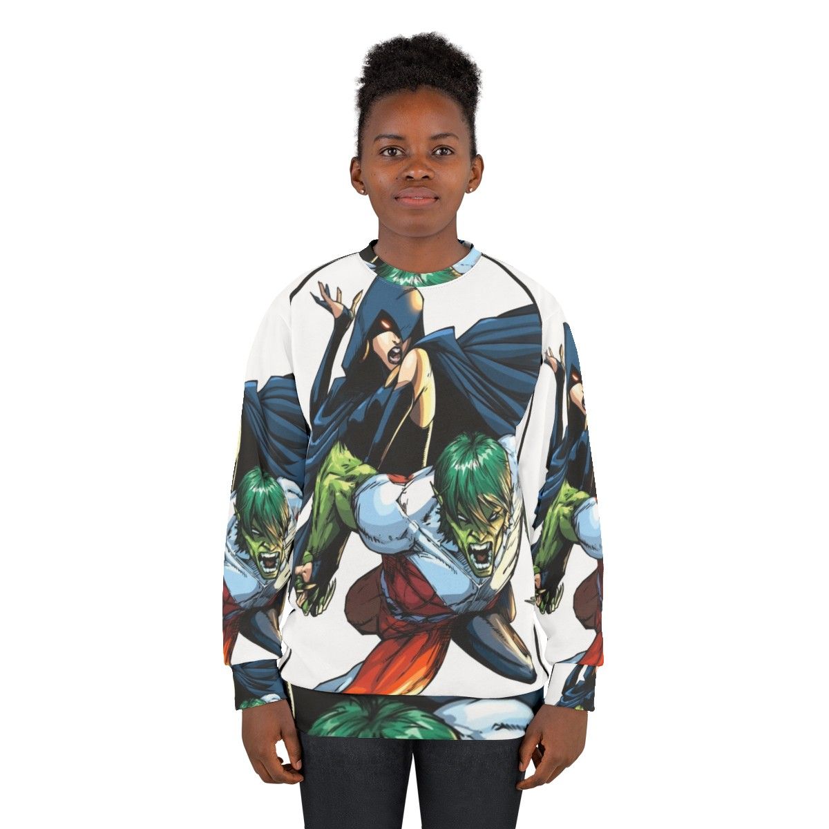 Teen Titans 2008 BBRAE Comic Book Sweatshirt - women