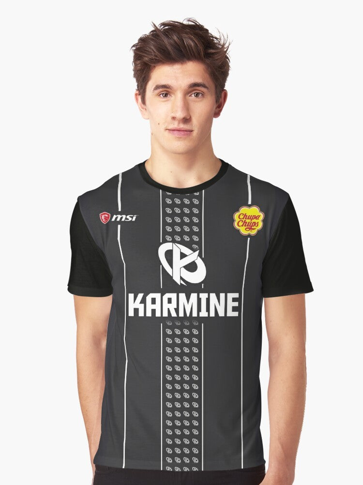 League of Legends Esport Graphic T-Shirt with kcorp champion logo - Men