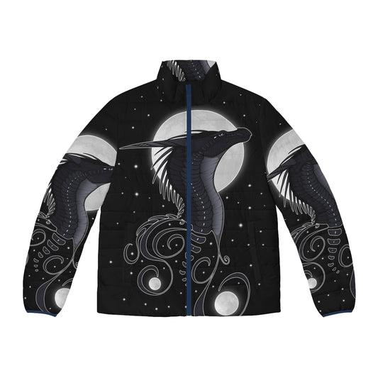 Darkstalker Wings of Fire Puffer Jacket featuring a dragon-inspired design