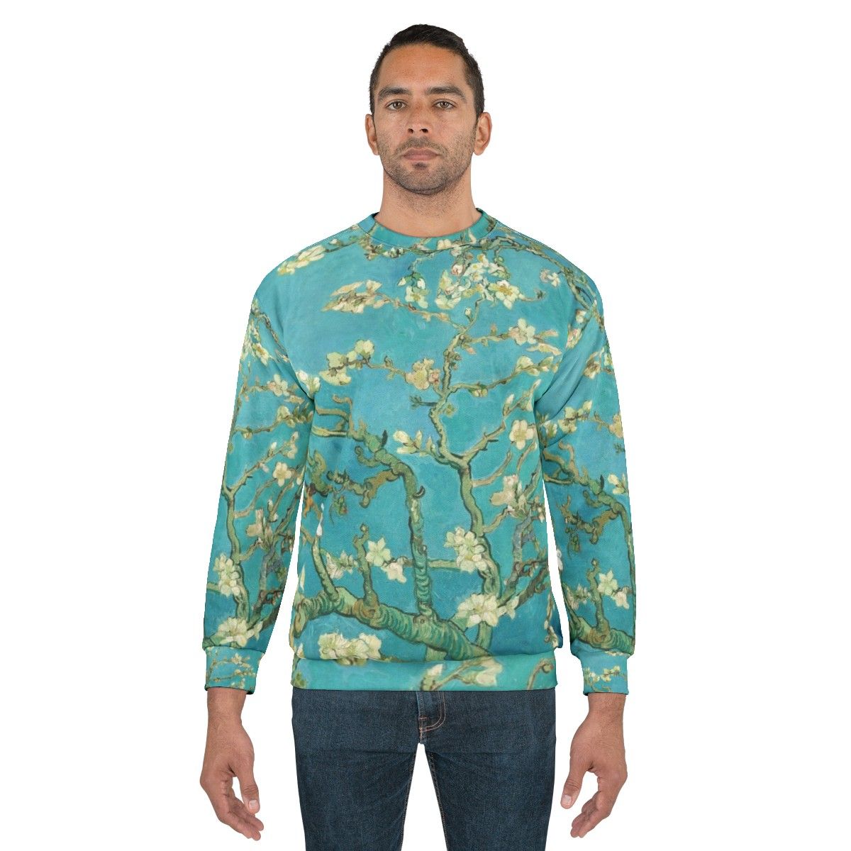 Almond blossoms by Vincent Van Gogh Impressionist art sweatshirt - men