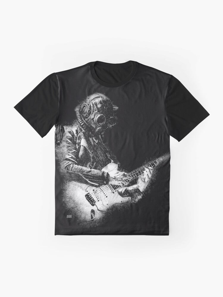 Ghost Nameless Ghoul Graphic T-Shirt featuring the Prequelle album cover design - Flat lay