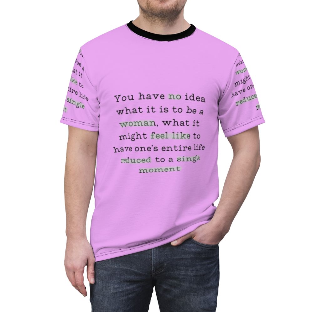 Bridgerton inspired t-shirt featuring a quote from the character Daphne Bridgerton - men front