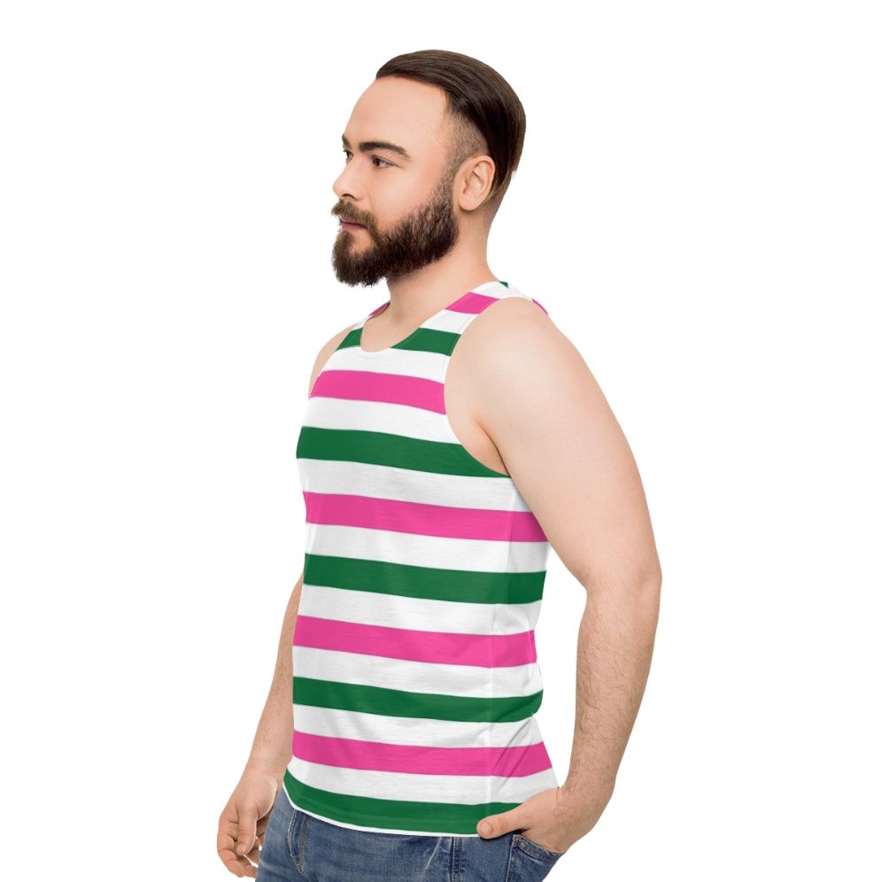 Deckchair Stripes Unisex Tank Top - men side